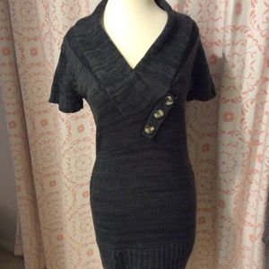 New Directions Tunic short sleeved sweater top